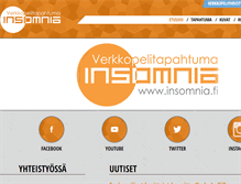 Tablet Screenshot of insomnia.fi