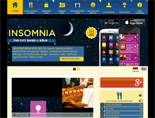 Tablet Screenshot of insomnia.de